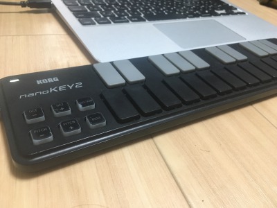 超便利な小型MIDIキーボード KORGnanoKEY2のレビュー